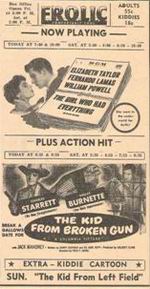 Frolic Theatre - July 31St 1953 From Jim Twinning